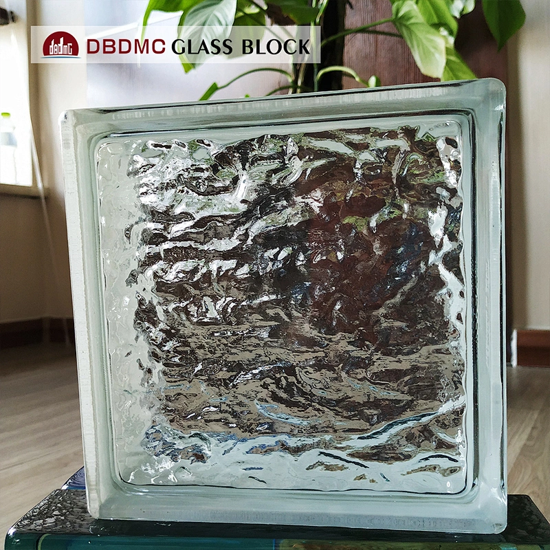 Bloque de vidrio solido/ladrillos de vidrio decorativos