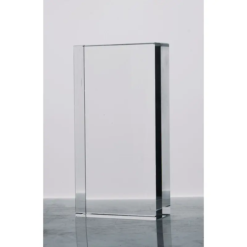 clear and transparent solid glass block/brick for building wall