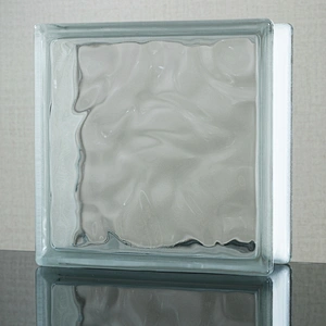 clear glass brick/glass block high quality with iso9001 for safe construction