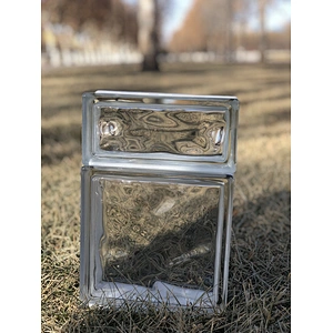 2019 decorative glass brick partition solid glass brick price