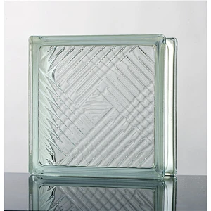 hot sale display stand decoration glass block for column and outdoor decoration glass brick