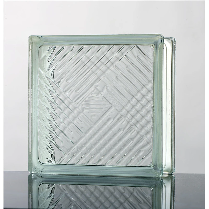 hot sale display stand decoration glass block for column and outdoor decoration glass brick