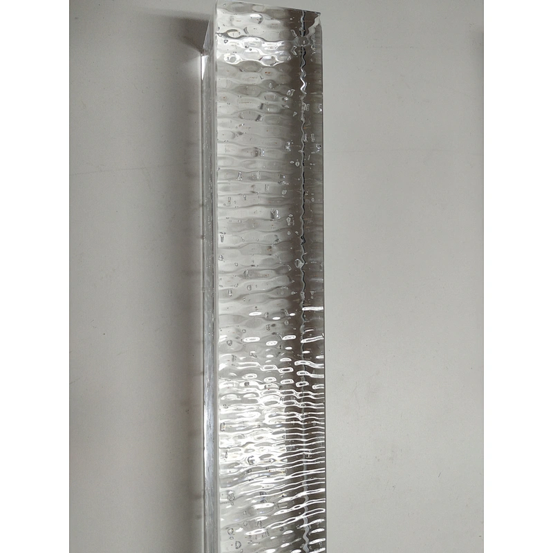 Silvering crystal glass brick and decor glass block for building wall