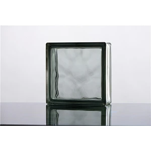 19x19x8cm color glass block / brick with good quality and competitive price