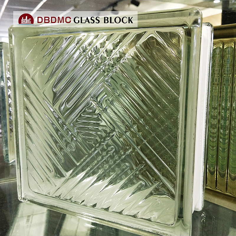 190x190x80mm Building Decorative Craft Clear Transparent Hollow Glass Blocks Brick