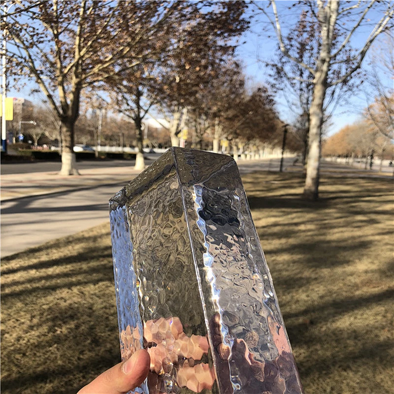2019 Textured casting art glass brick