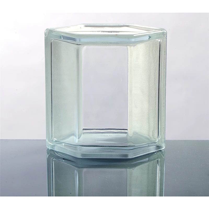 105x190x80mm  corner glass block clear glass brick for building wall and interior decoration