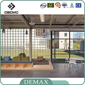 customized hollow glass block clear glass brick price