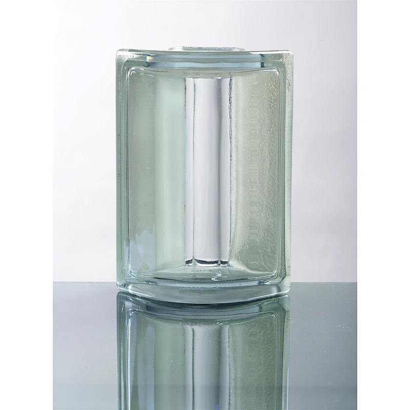 corner glass block and update glass brick for building wall