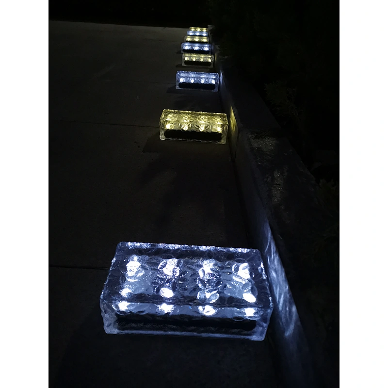 LED light with light sense effect in square