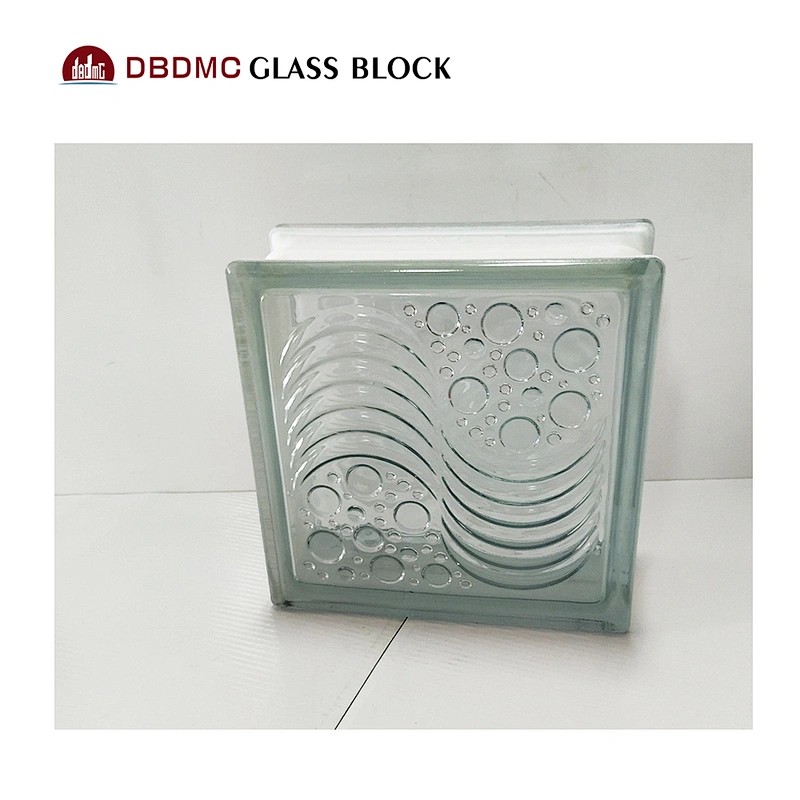clear building glass blocks
