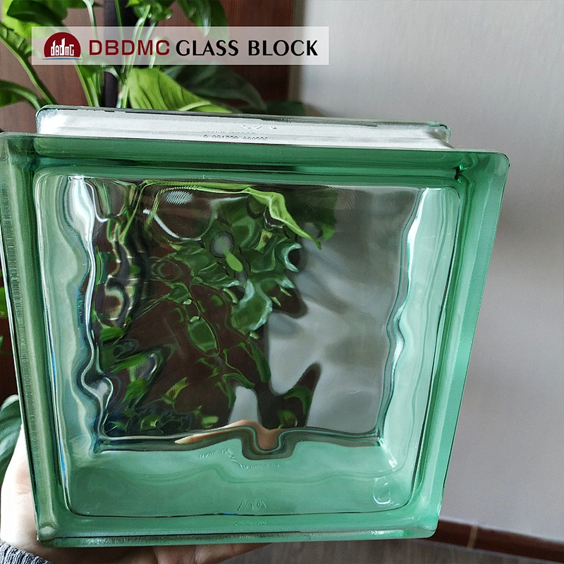 Decoracion interior con ladrillo de cristal/vidrio de color /glass block