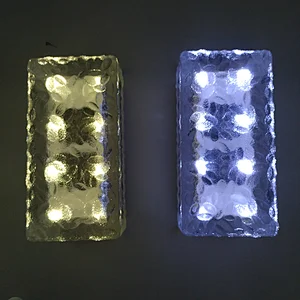 LED light glass block/floor lamp with high quality made in China