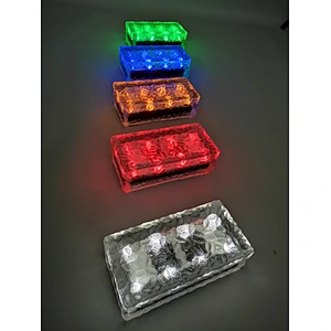 Ice crystal lamps for the square