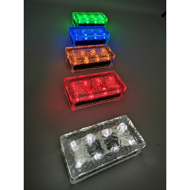 Ice crystal lamps for the square