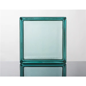 19x19x8cm color glass block / brick with good quality and competitive price