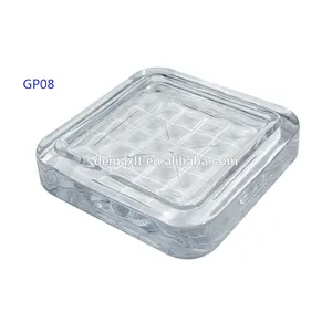 300x300x22 mm clear glass paver block/brick for garden decoration