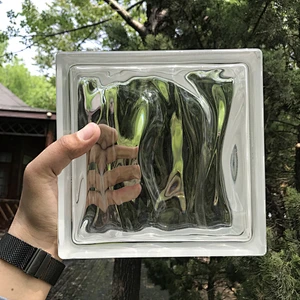 Dream grain white hollow glass brick