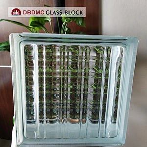 clear glass brick/hollow glass block with good price for partition or sunshine room