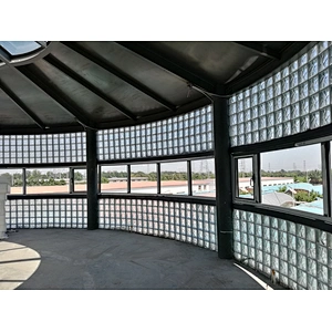 clear glass brick/ decorative glass block for indoor decoration
