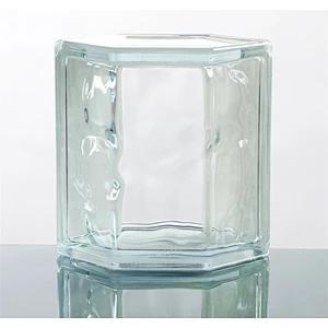 Hot sale cheap glass brick with super white color, waterproof glass block for bathroom