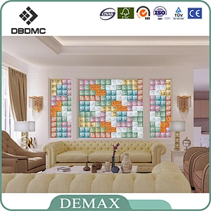 indoor decoration white and colored glass brick good price for sale