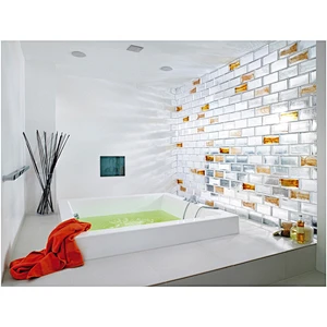 Hot selling led solid glass brick, brick glass block size