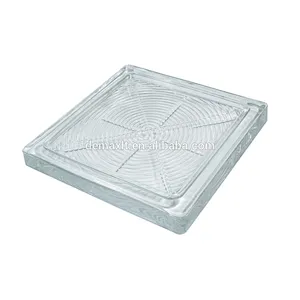 300x300x22 mm clear glass paver block/brick for garden decoration