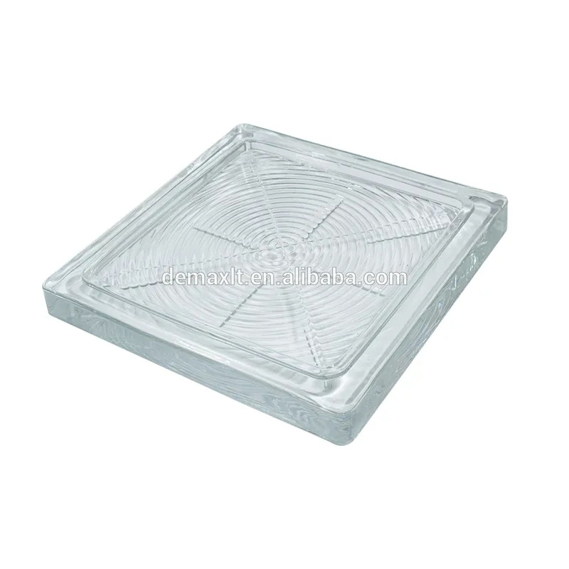 300x300x22 mm clear glass paver block/brick for garden decoration
