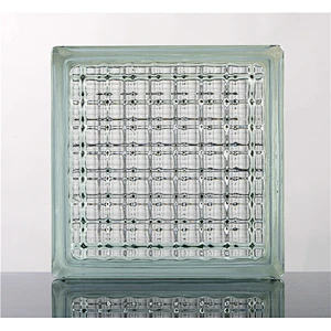 190x190x80mm decoration glass function and clear glass brick