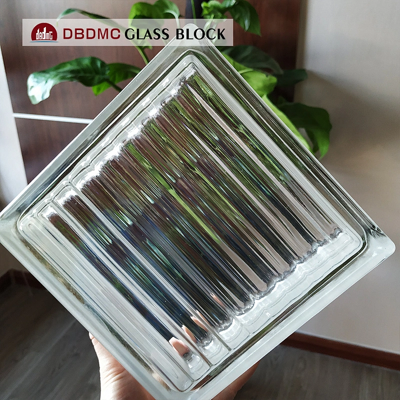 clear glass brick/hollow glass block with good price for partition or sunshine room