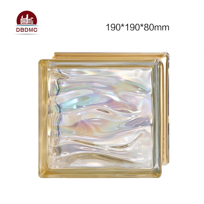 Antique Decorative Glass Block With Hole