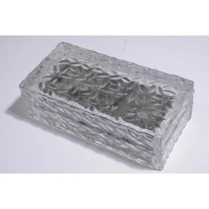 glass paver decoration material bloques de vidrio