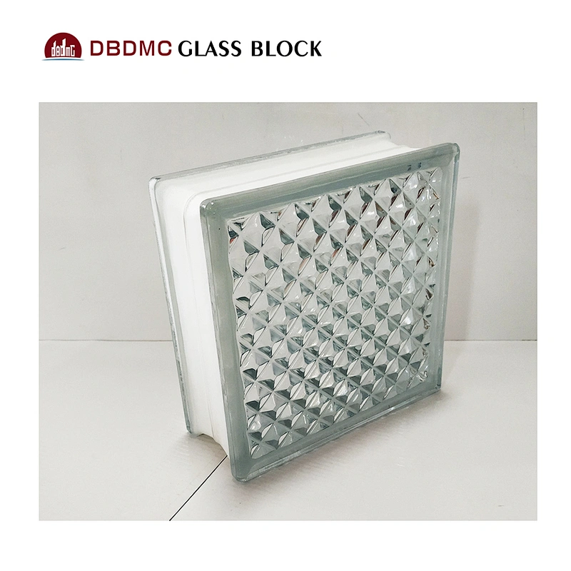190x190x80mm Building Decorative Craft Clear Transparent Hollow Glass Blocks Brick