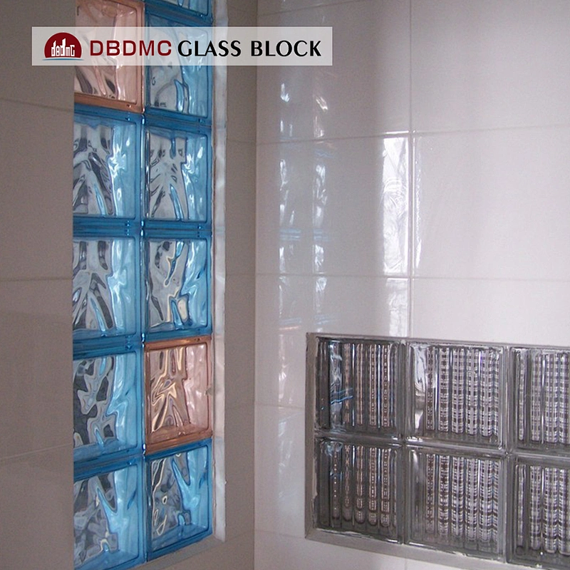 Hollow glass block with lighting effect
