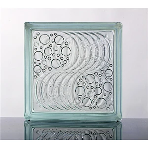 190x190x80mm decoration glass function and clear glass brick