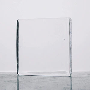 transparent glass block / brick for sun room can be customize
