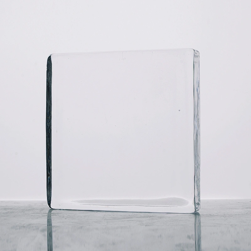transparent glass block / brick for sun room can be customize