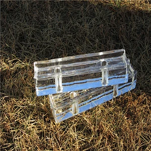 2019 decorative glass brick partition solid glass brick price