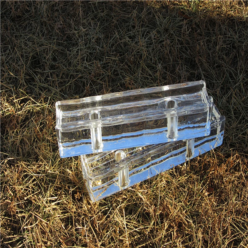 2019 decorative glass brick partition solid glass brick price