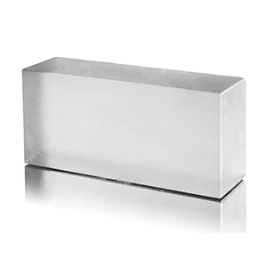200x100x100mm clear crystal solid glass block for decoration wall