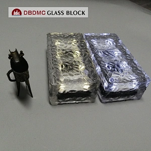 popular Solid Crystal Glass Block  colour light insider for decorate the garden Ladrillos de vidrio