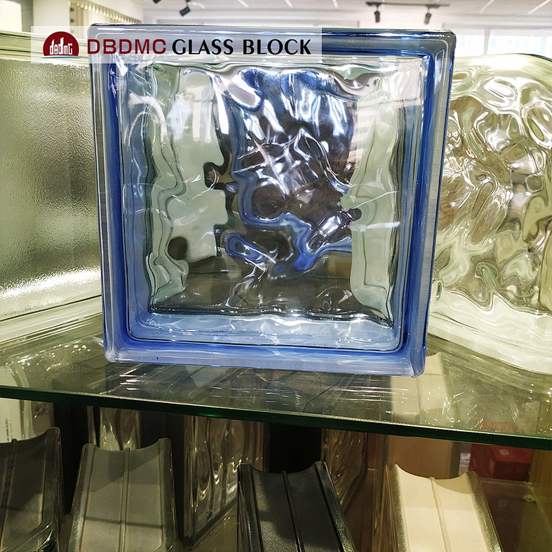 Hollow glass blocks of many colors and types for interior partition