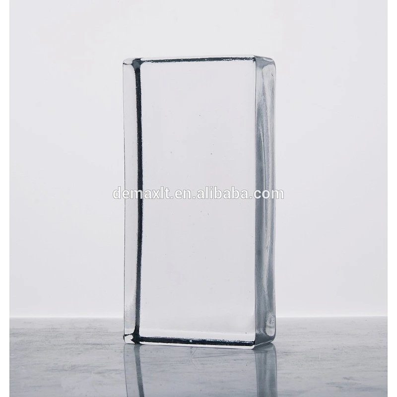 200x100x50mm solid glass block / brick for building decoration