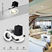 Indoor deep anti glare 5w/7w/9w/12w recessed cob led spotlight Aluminum home hotel office ceiling spot light