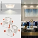 LED spot light housing for Gu10 MR16 white round square adjustable ceiling Recessed Mounted light module spot light housing