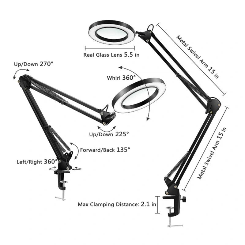 Task Light with Clamp