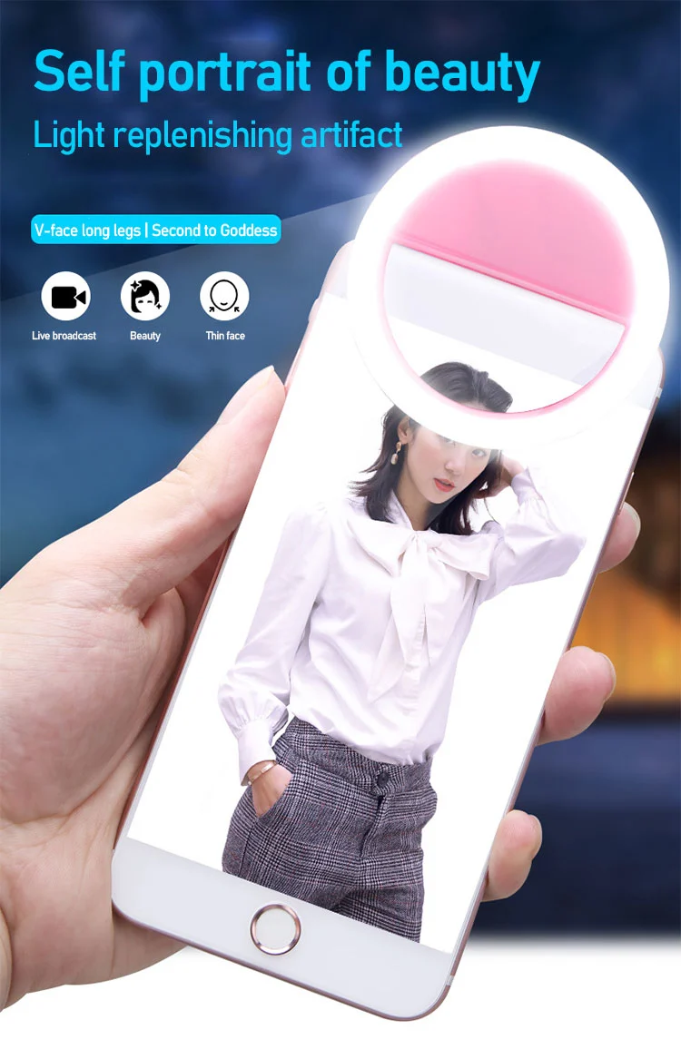 battery ring light