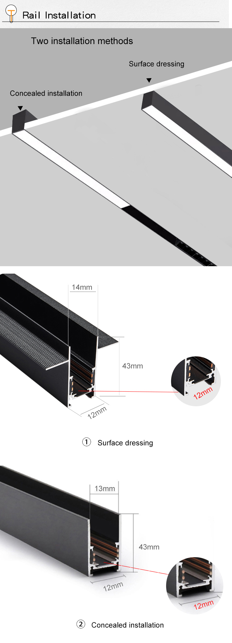 magnetic track light