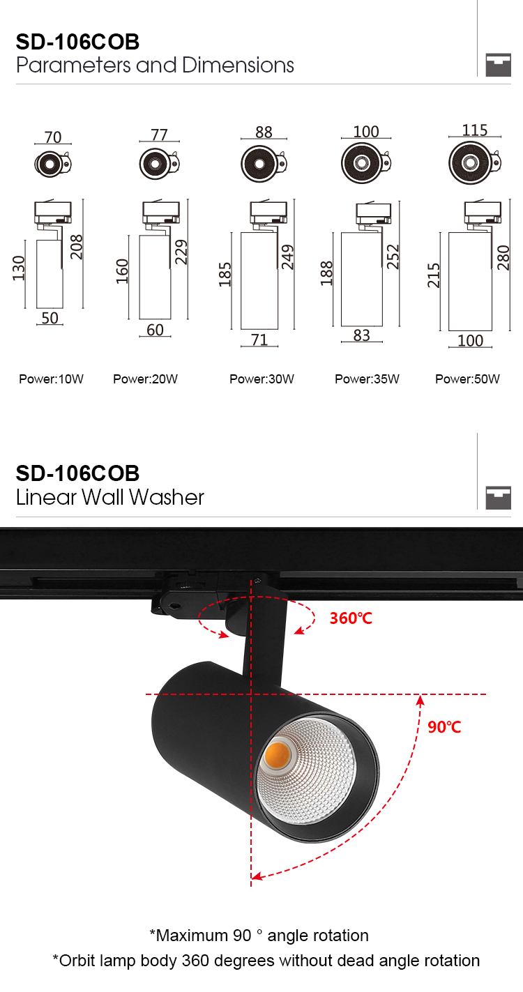 led track spot light
